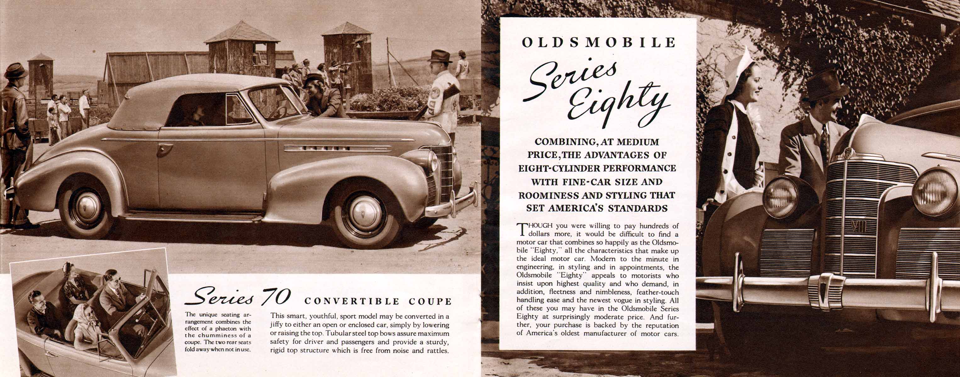 1939 Oldsmobile Motor Cars Brochure Page 1